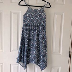 Juicy Couture spaghetti straps Boho Floral 100% cotton size 10